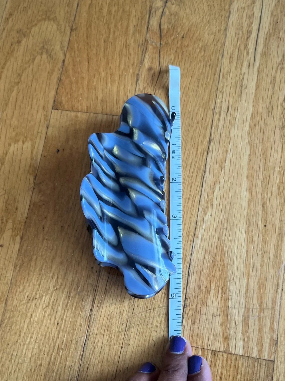 Chunks Nimbus Claw clip in Phantom color (blue / black / gray) - Picture 6 of 11